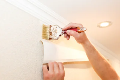 Pose de papier peint à Buicourt — revêtements muraux et toiles de verre